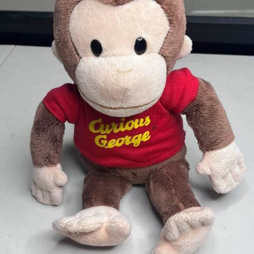 Vintage 2001 Gund Curious George Plush Monkey 10in